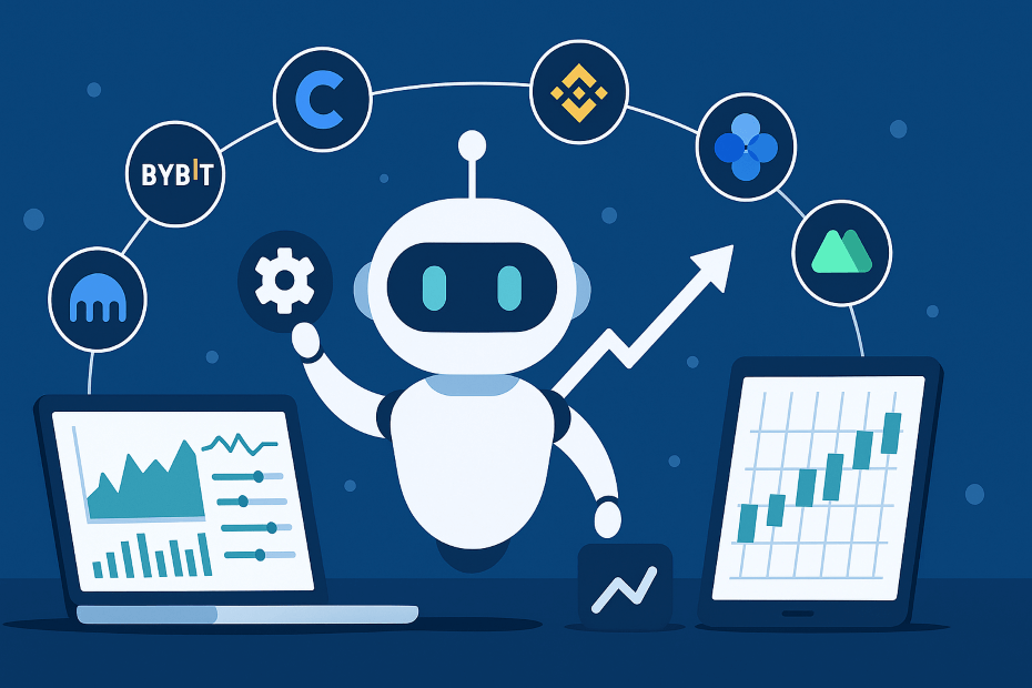 Essential features of AI crypto trading bots displayed as interactive components